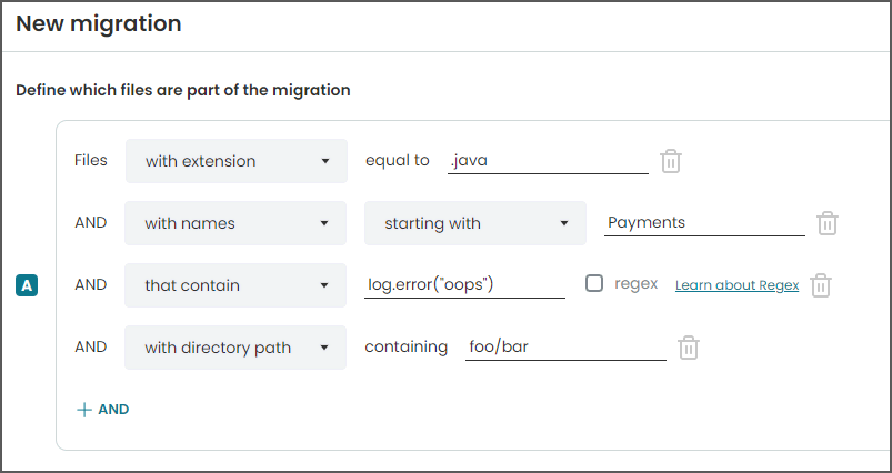 Create migration step 5